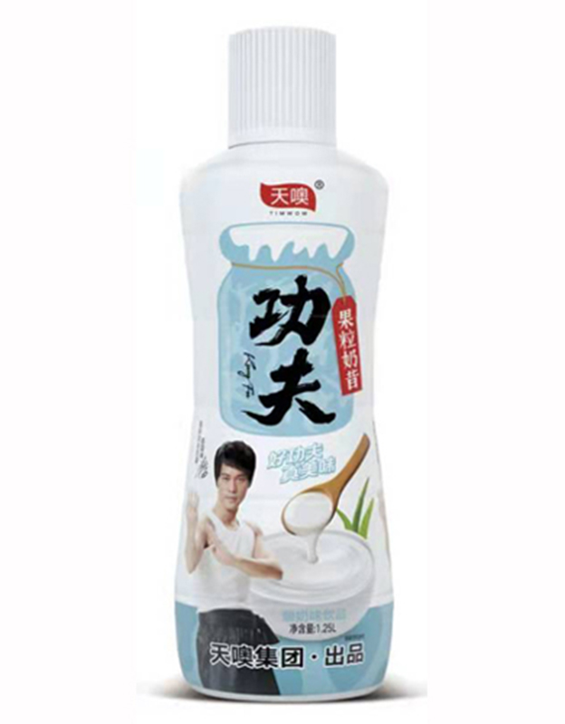 天噢功夫果粒奶昔酸奶飲品1.25L